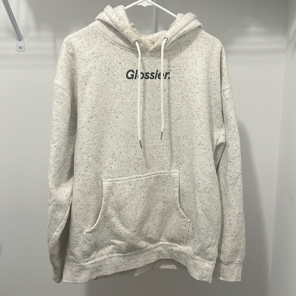 Glossier limited edition terrazzo hoodie